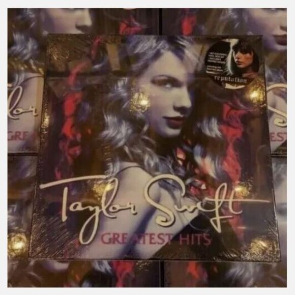 Taylor Swift "Greatest Hits" 4-color LP Rare Box Set Sealed LTD ED Hype Sticker - Picture 2 of 3